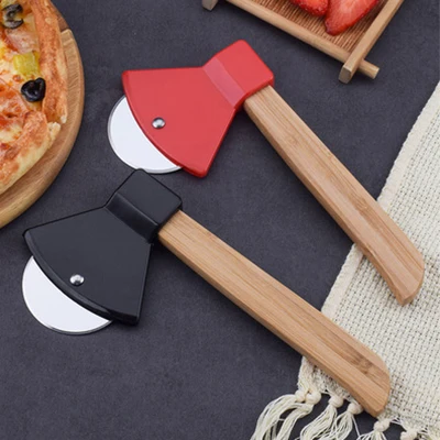 

2021 New Product High Quality Popular Selling in Stock Hand Axe Outdoor for Sale Stainless Steel Pizza Tools Pizza Cutter