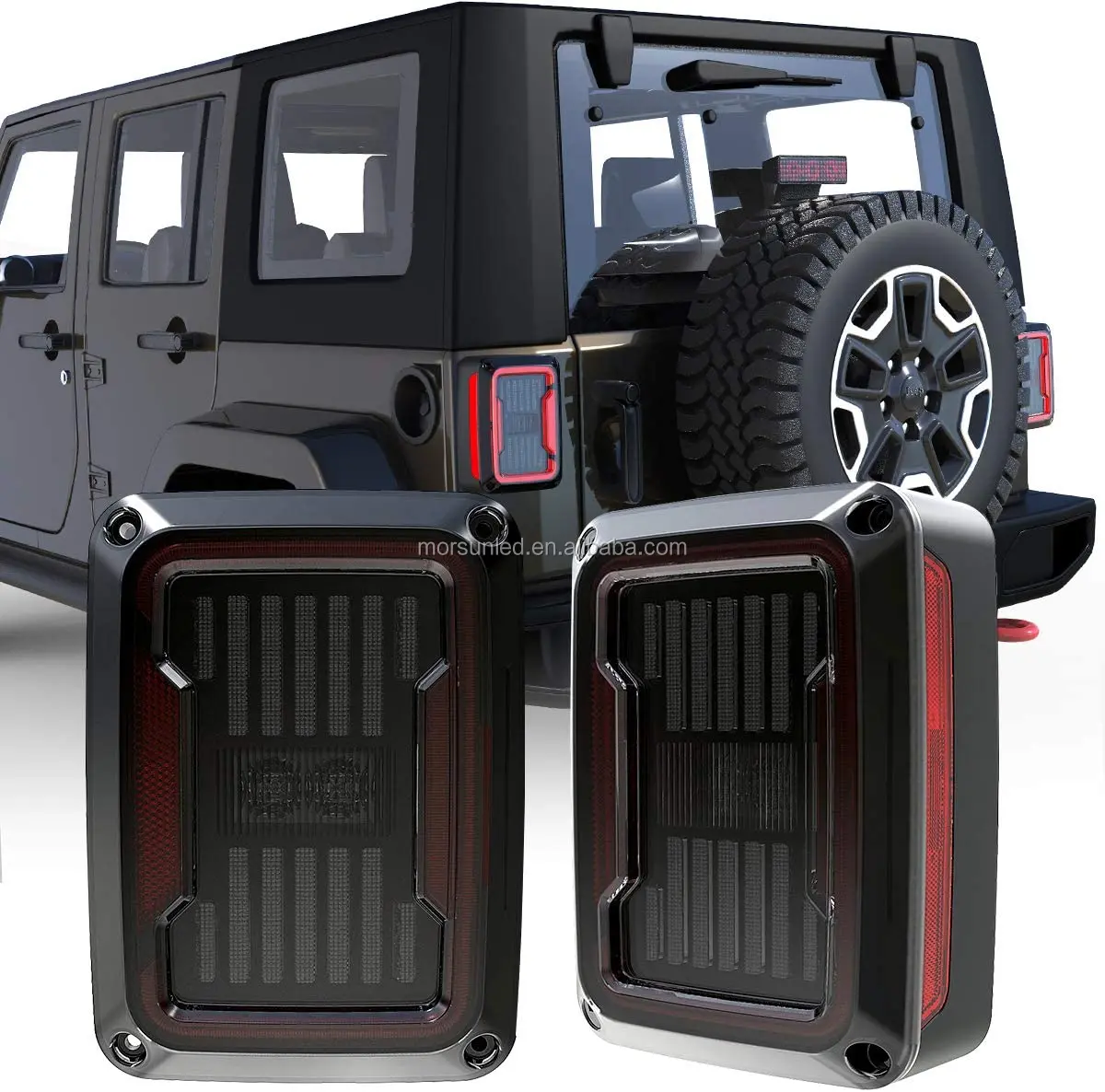 jeep ラングラーjk 用テールランプ LED JLタイプ黒 | unimac.az