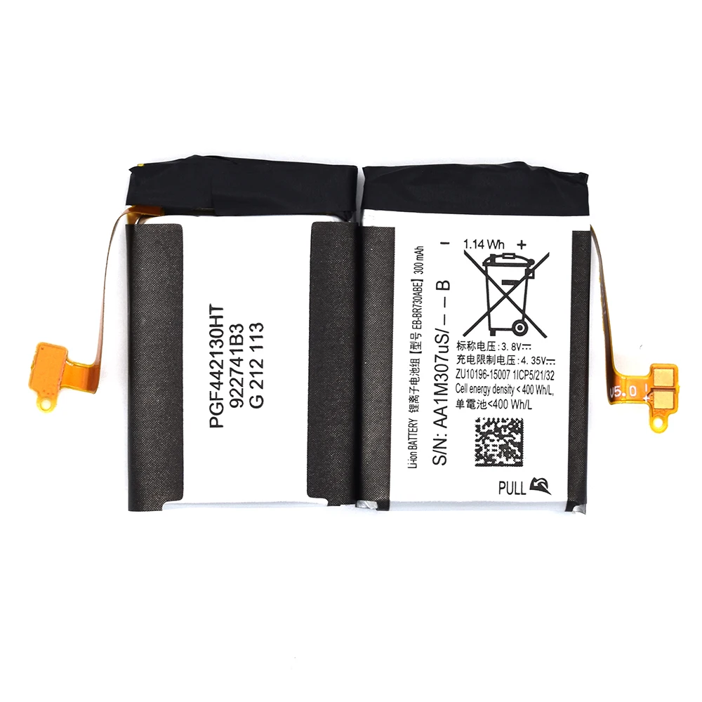 

For SAMSUNG Original Battery EB-BR730ABE Gear S2 Sport SM-R600 S2 3G R730 SM-R730A R730V SM-R730S SM-R730T SM-R735T 300mAh