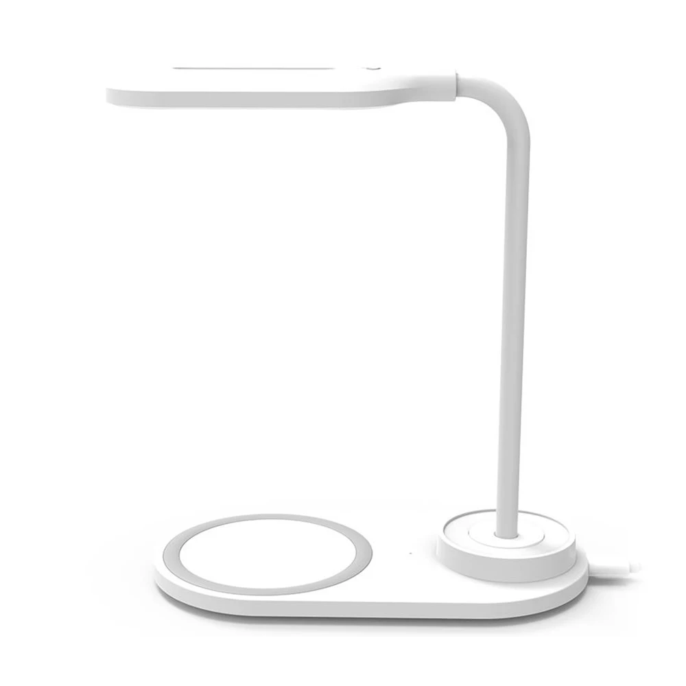 

2021 Amazon Best Seller 2 in 1 mobile smart phone charging pad charger wireless fast 10w desk lamp charger