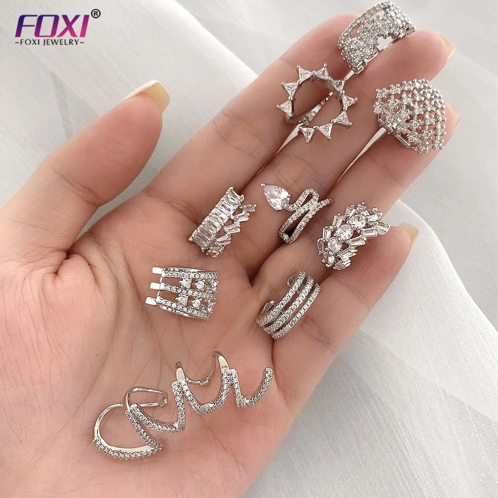 

Trendy clip earrings earcuffs for women C shaped ear cuff party wedding jewelry 2020, Picture