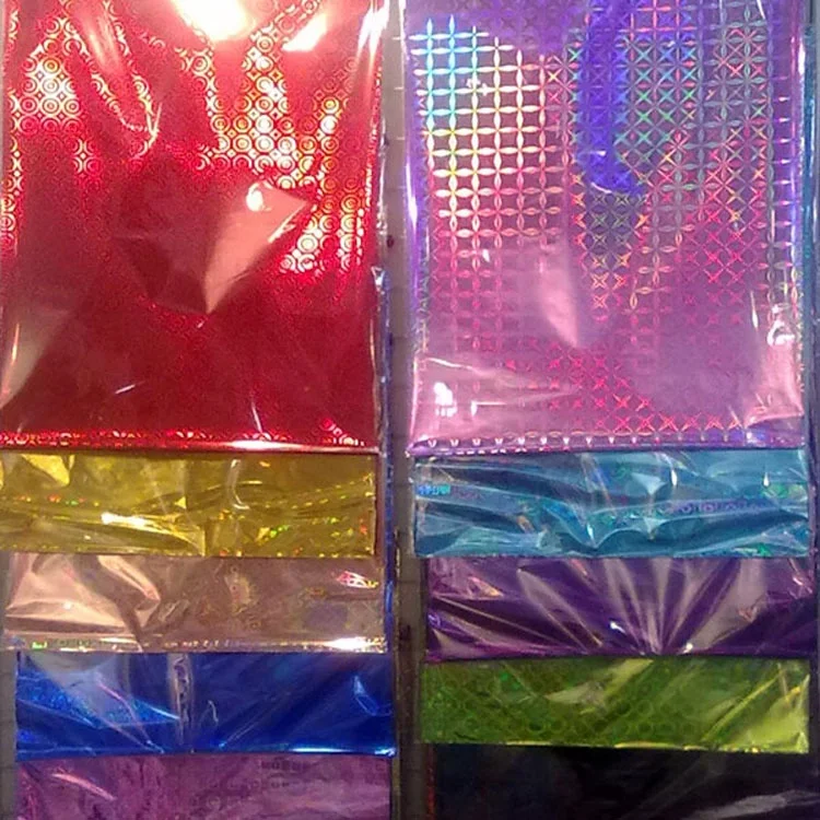 
Holographic wrapping paper for gift packing,Holographic gift wrapping film 