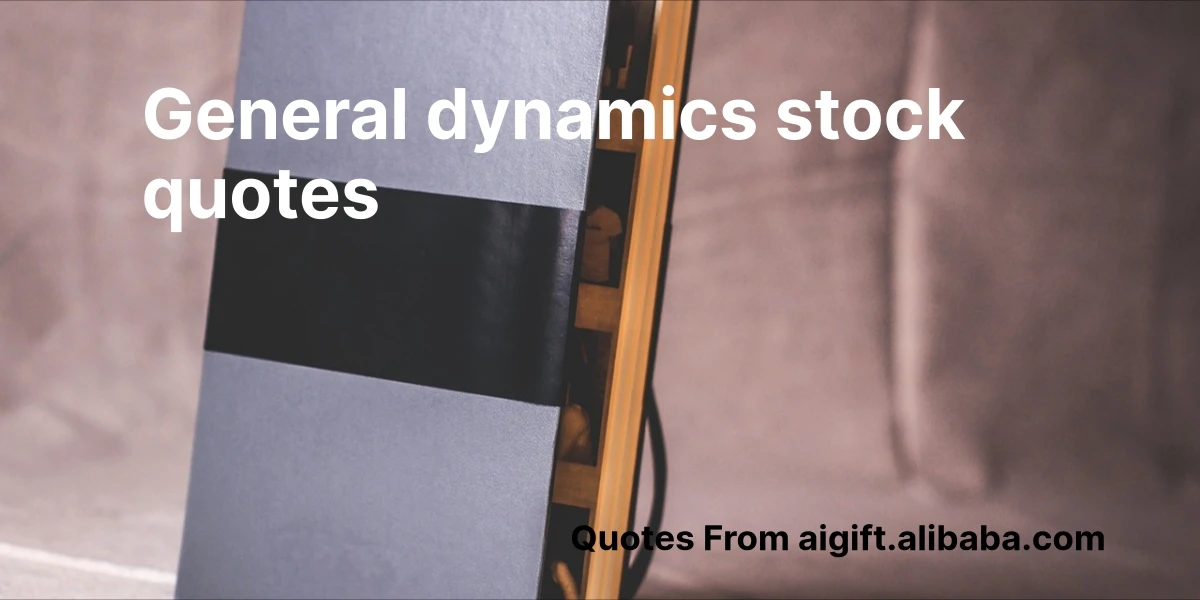 general dynamics stock quotes
