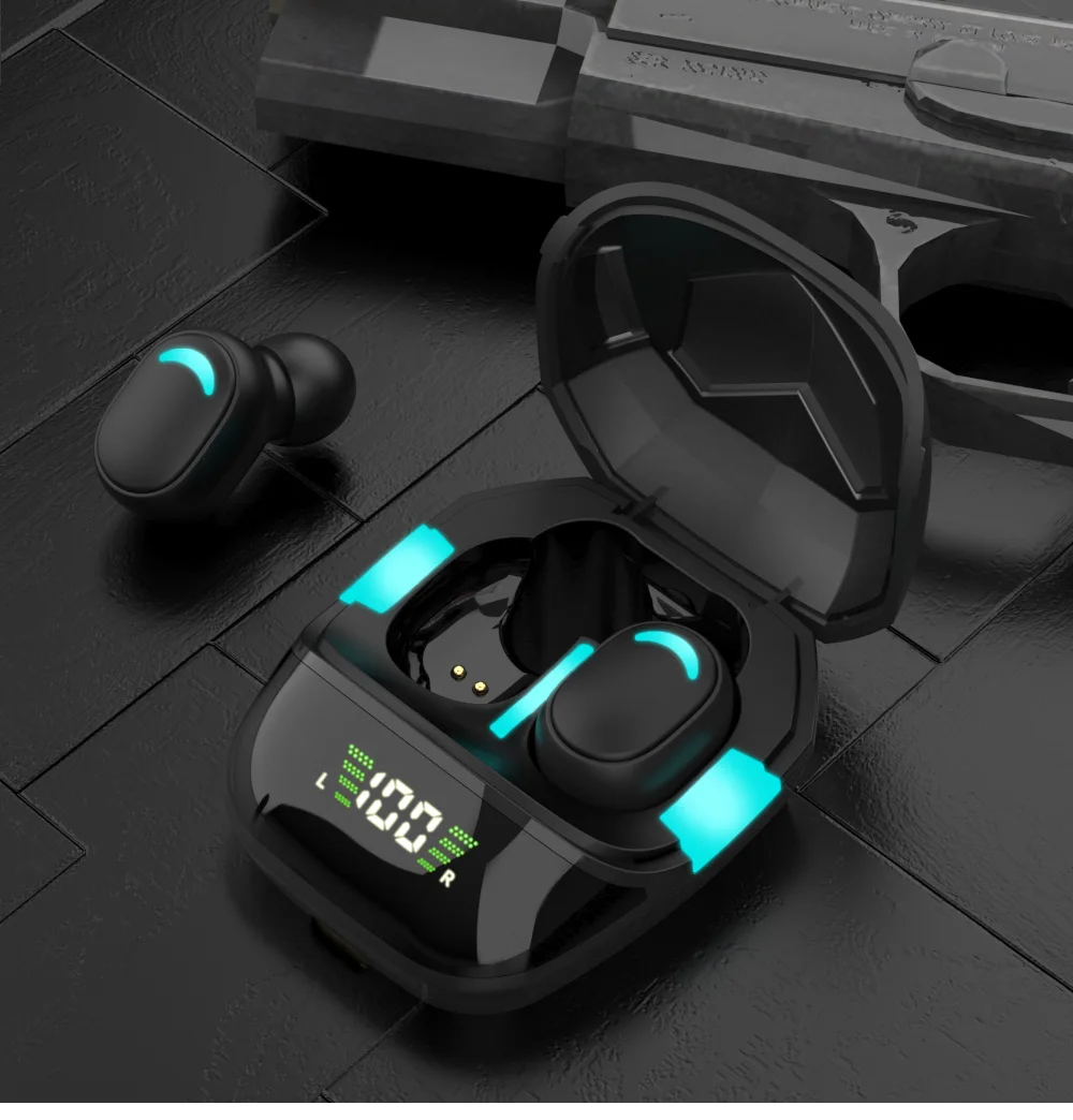 

2022 New HiFi G7S TWS Gaming Earbuds Alien Design in ear Mobile Phone TWS Headset 3D Surround Stereo Wireless Earphone Wearable