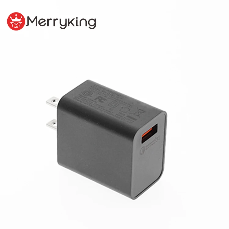 

Quick charge 3.0 18W wall charger qc3.0 smart usb fast charging Fast phone USB Charger mobile phone, White/black/customized