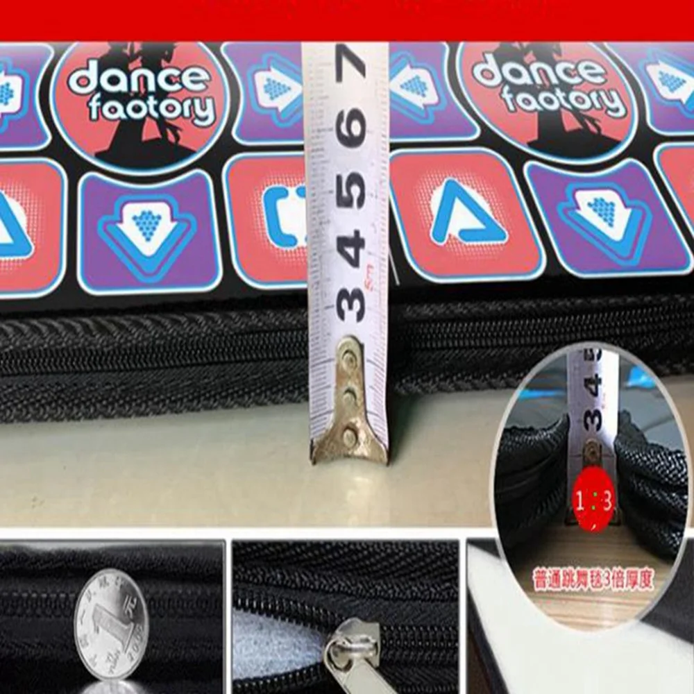 
Double Human New dance pad Wireless Non-Slip Dancing Step Dance Game Mat Pad Computer TV dual-use 