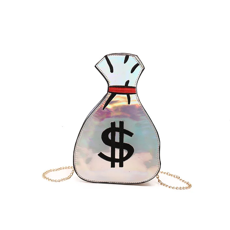 

Fashion dollar shape crossbody bags girls mini money purse designer purses handbags women hand bag, 5 color available