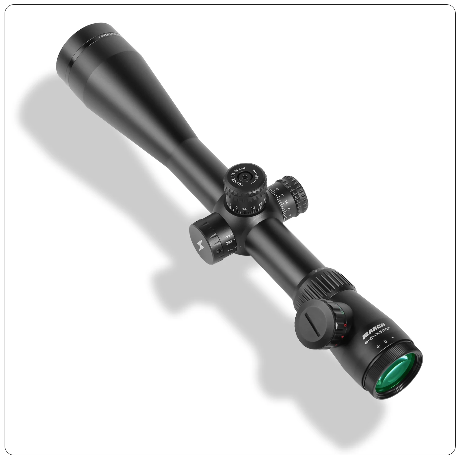 

MARCH 6-24X50 SF Tactical RifleScope illuminate ReticleI rifle scope hunting riflescope digital scope rifle sight, Black