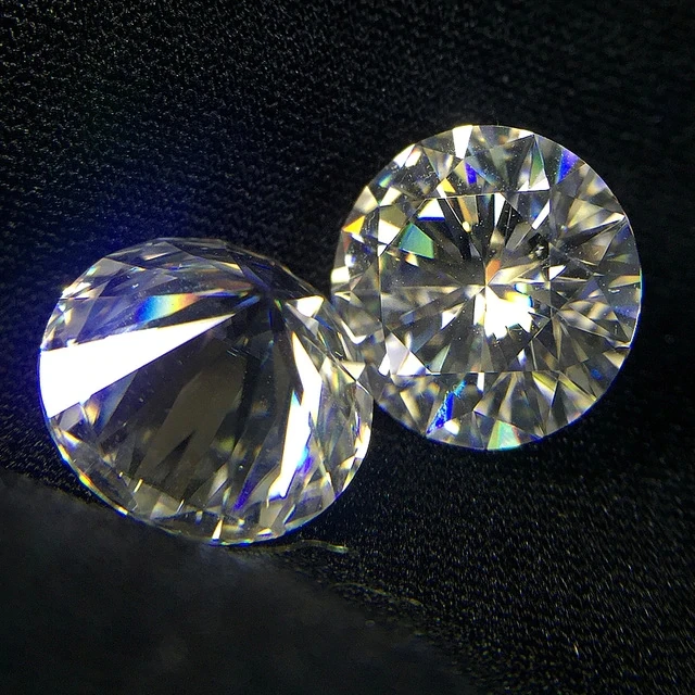 

Hot sale moissanite 2ct 8 H&A DEF diamond round cut moissanite