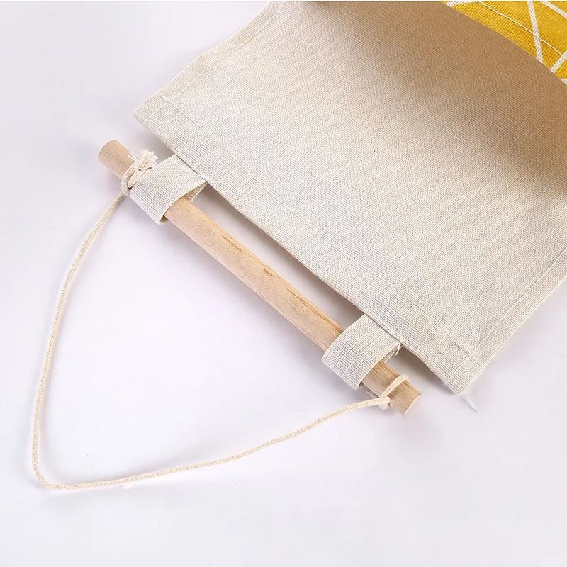 

Door back storage hanging bags,waterproof cotton and linen concise style hanging store bags 67*20cm, Picture