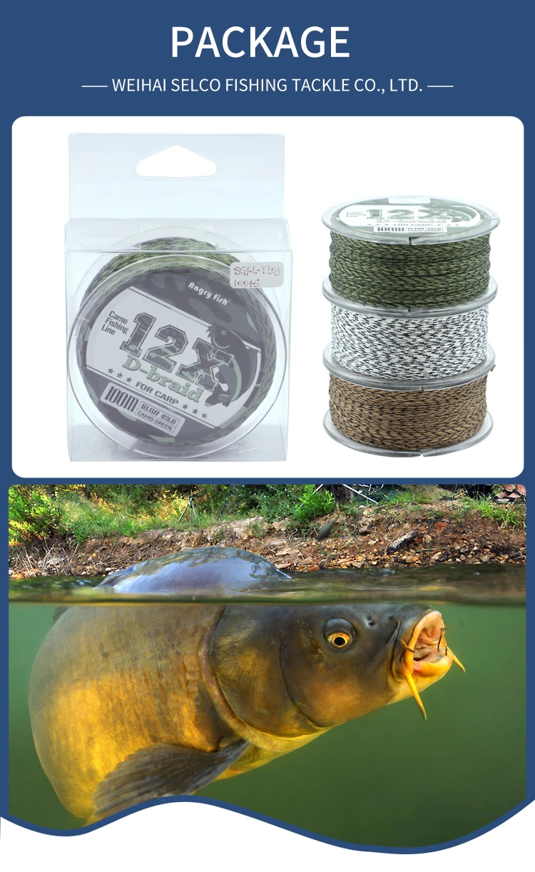 35 Lb 4 Strands Braided Fishing Line Fishing Wire Fishing String ...