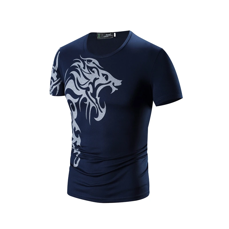 2019 New Style Casual Sports Clothes Men Wholesale Slim T Shirt