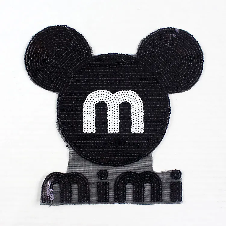 

New Sequin Mimi patch clothing accessories embroidered cloth patch patch embroidery