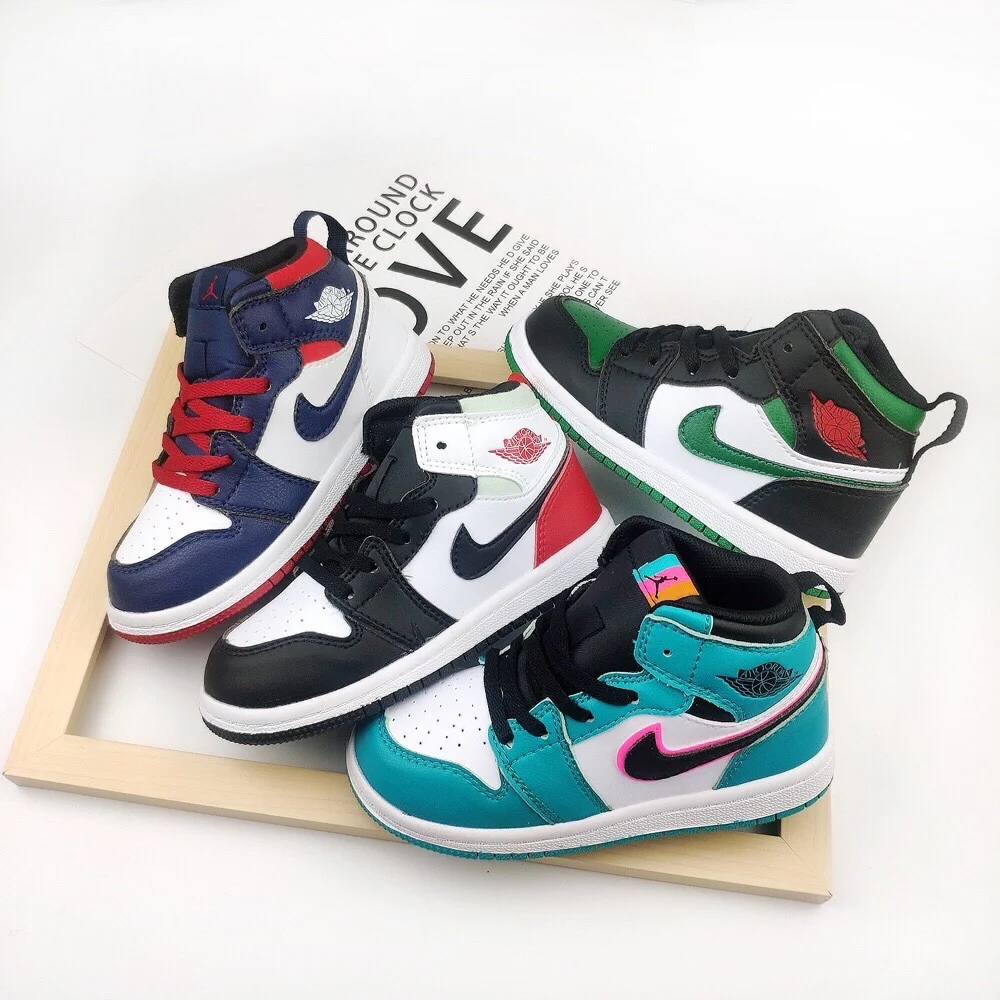 

Top Quality Running Sports Children Sneaker AJ1 High Nike Air Jordan 1 Shoes for Kids