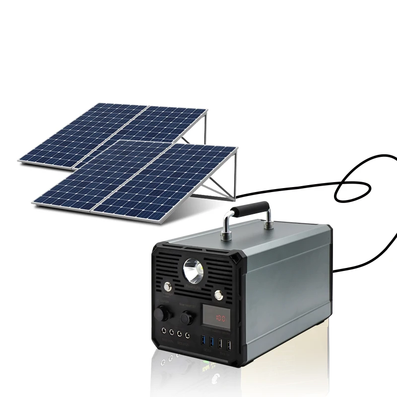 

1000w 480wh Portable solar generator 110v 220v ac usb DC Power Supply 220v portable power station