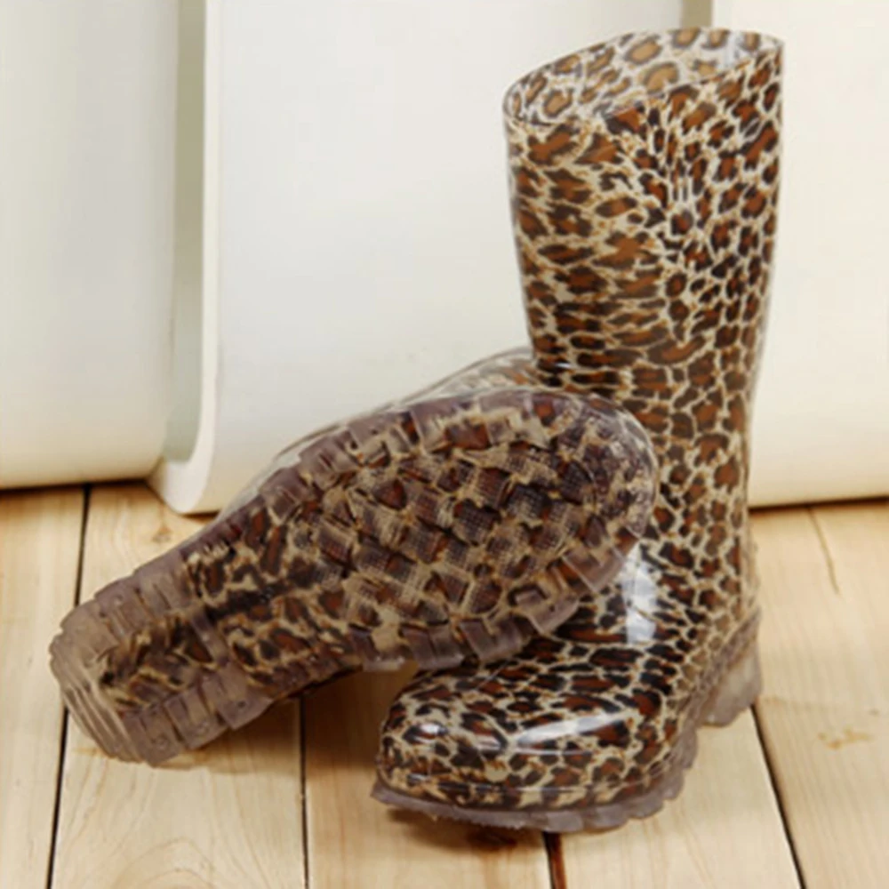 

Custom color print elastic waterproof women rain ankle boots Gumboots, Black/white/red/customer