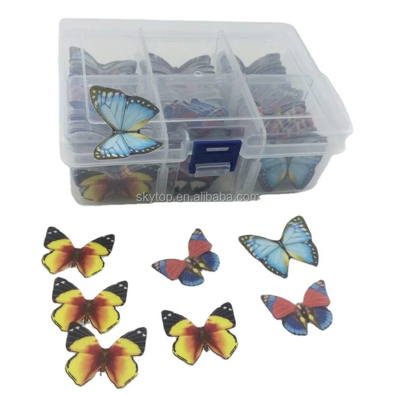 

Edible Wafer Paper Butterfly Butterflies Flowers for Cake Decorating Tools