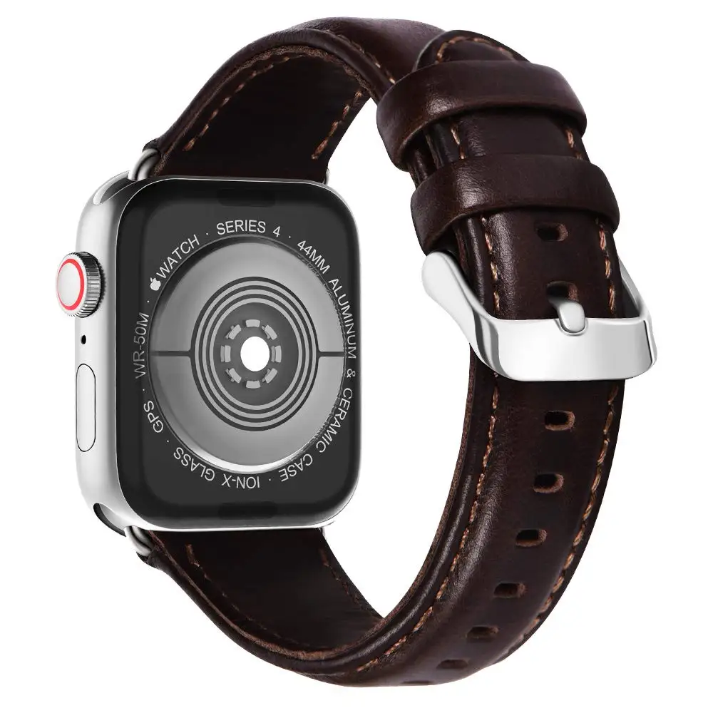 

Fashion High Quality Strap for iwatch 4 3 2 1 For Apple Watch Band Leather Loop 42mm 38mm 40mm 44mm