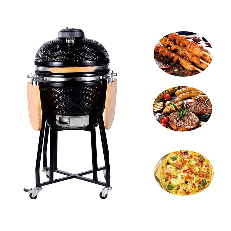 

Factory wholesale outdoor korean smoker gas charcoal bbq grills keramikgrill kamado 21 24 25 29 inch kamado, Optional