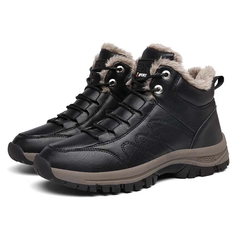 

Hot sale autumn and winter high ankle Martin boots outdoor custom design waterproof shoes men casual snow boots