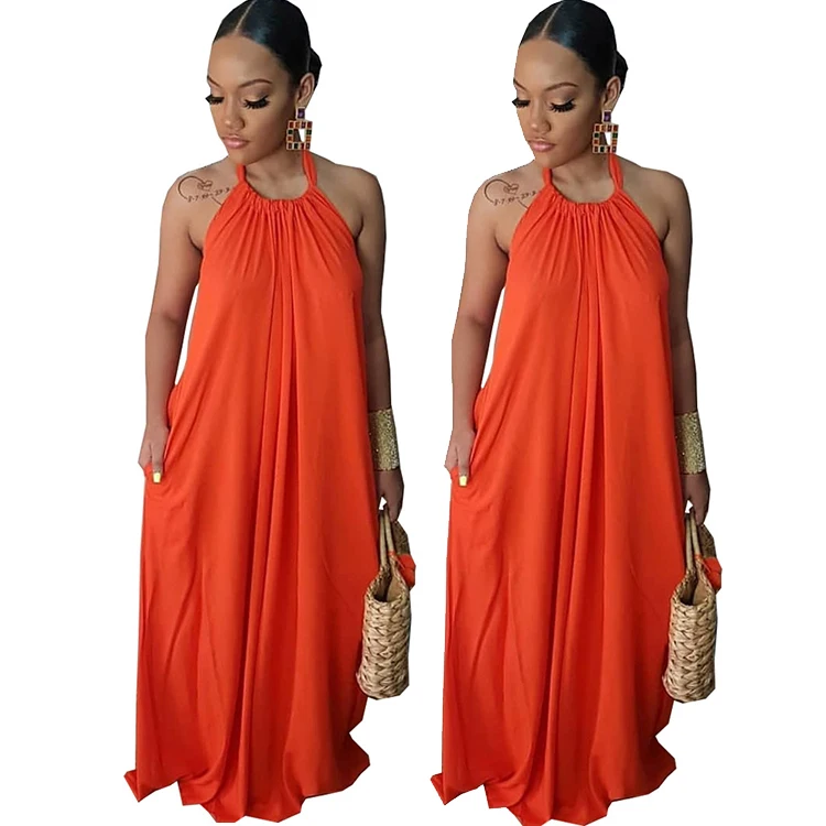 

Casual Dresses Boho Dress Women'S Skirts Plus Size Dress Backless Sundress, Picture color