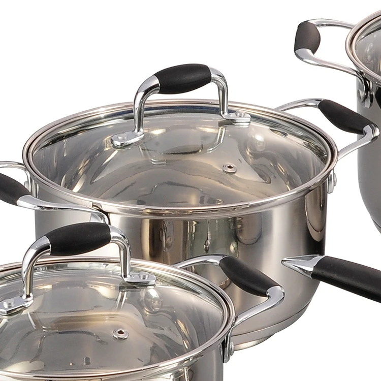 stainless steel cooking ware set