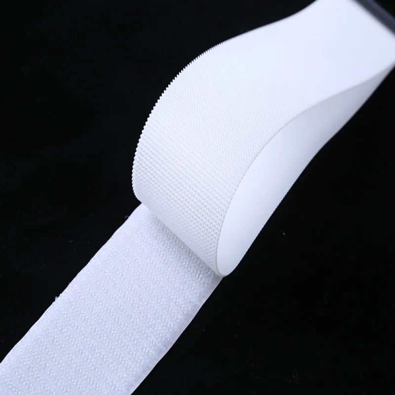 2 Inch Adhesive Black Hook And Loop Tape 5 Yards Heavy Duty Strips