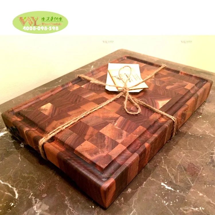 

Customize solid wood end grain walnut cutting board /Kitchenware 100% wooden chopping board oak / maple /teak