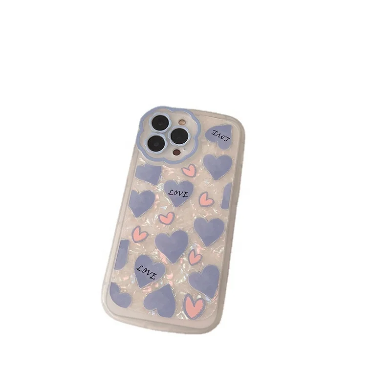 

phones accessories girls heart love mobile phone casewholesale prices mobile phone case for iphone 12pro 13promax casing, 1 colors