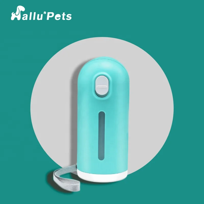 

Wholesale Pet Supplies Leak-proof Cute Dog Outdoor Lightweight&Portable Mini Water Dispenser with Strip, Blue pink