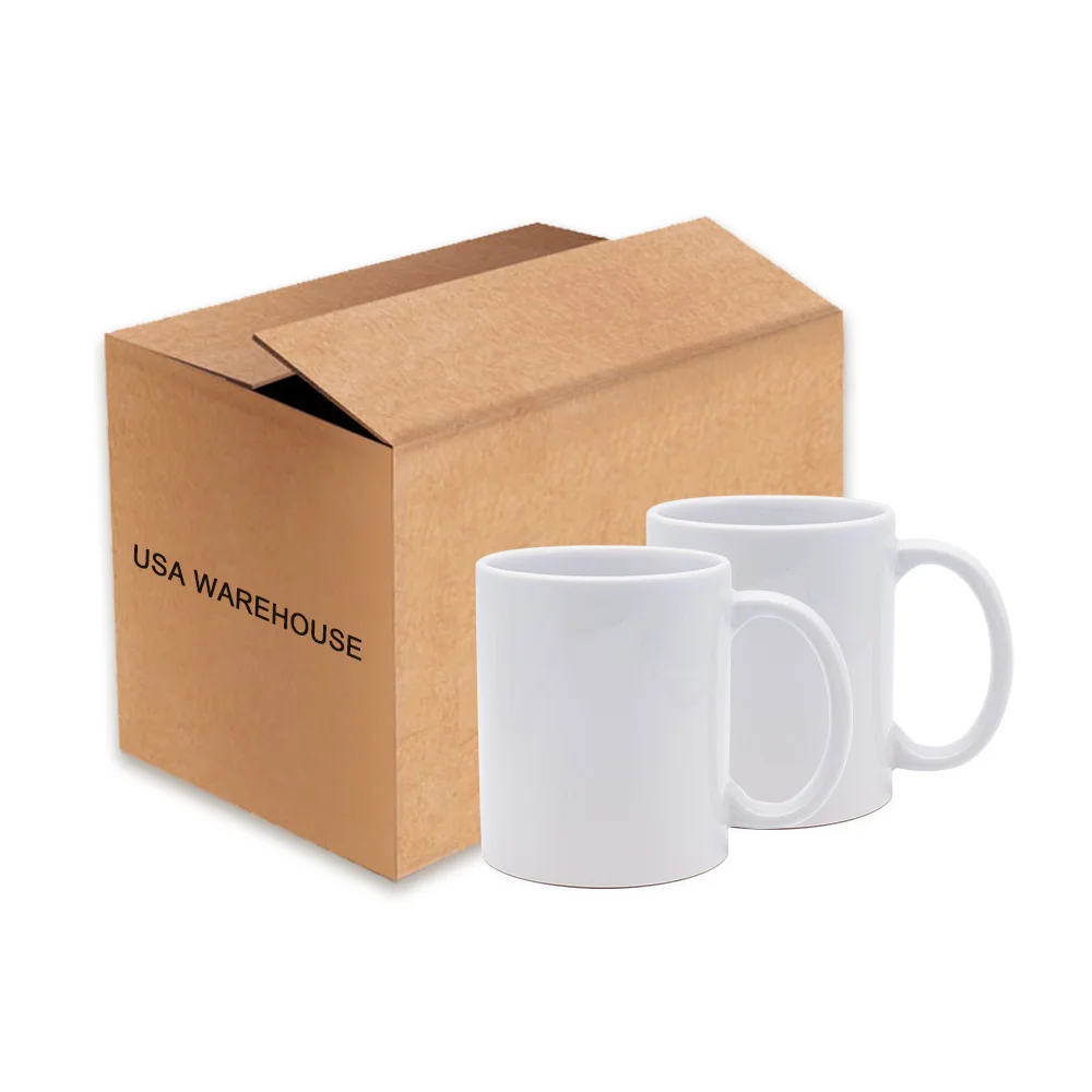 

High Quality Popular custom 11oz 15oz white Blank ceramic Sublimation coffee mug custom wholesale