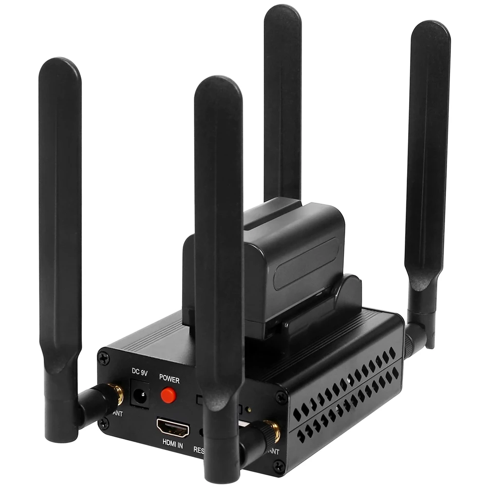 

Wireless HDMI to Ip Live Streaming Encoder 4G WiFi 1080P HD Video Encoder H.264 HEVC MPEG4 IPTV Encoder