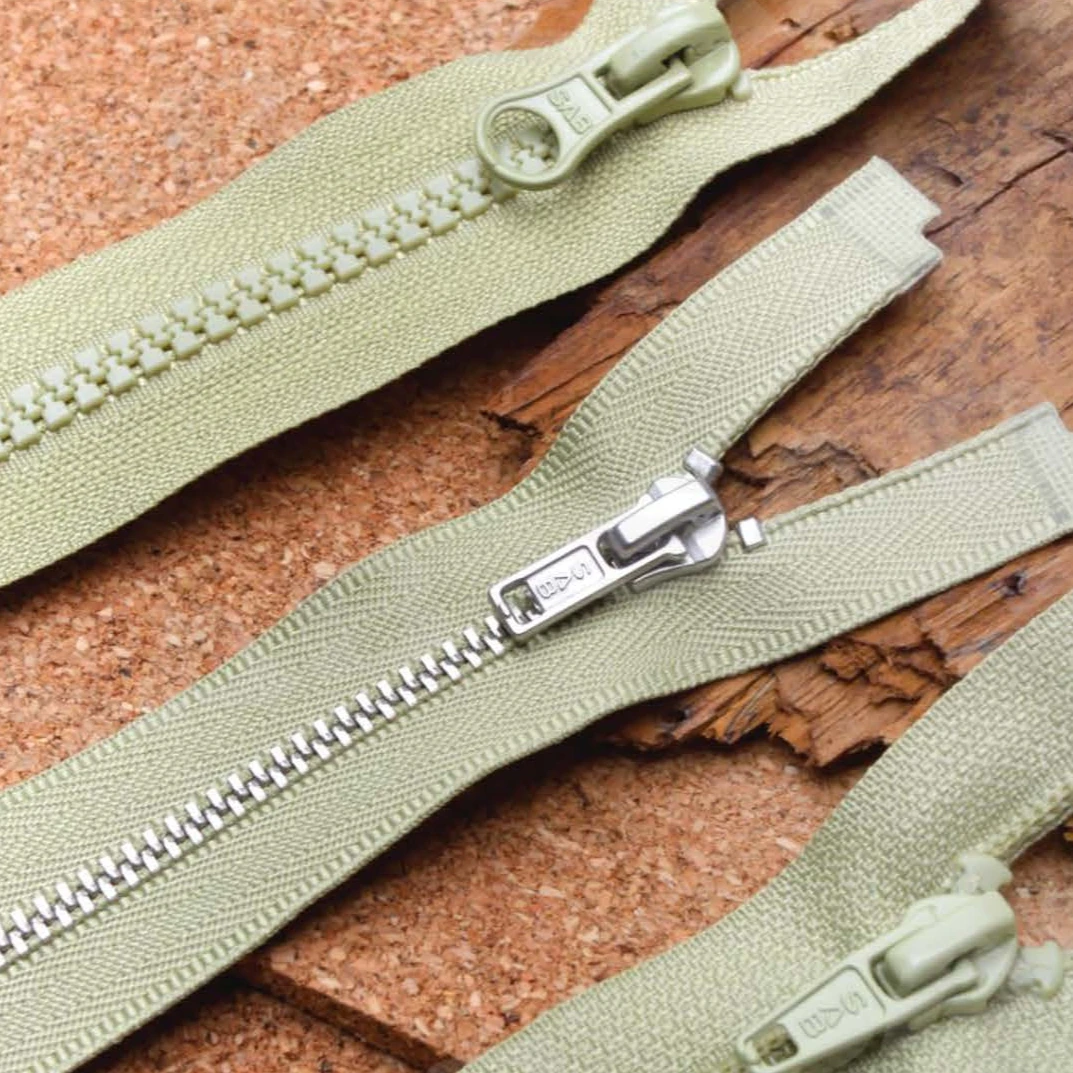

Environmental Protection Metal Nylon Plastic Recycle Zipper With Certificate, Customize