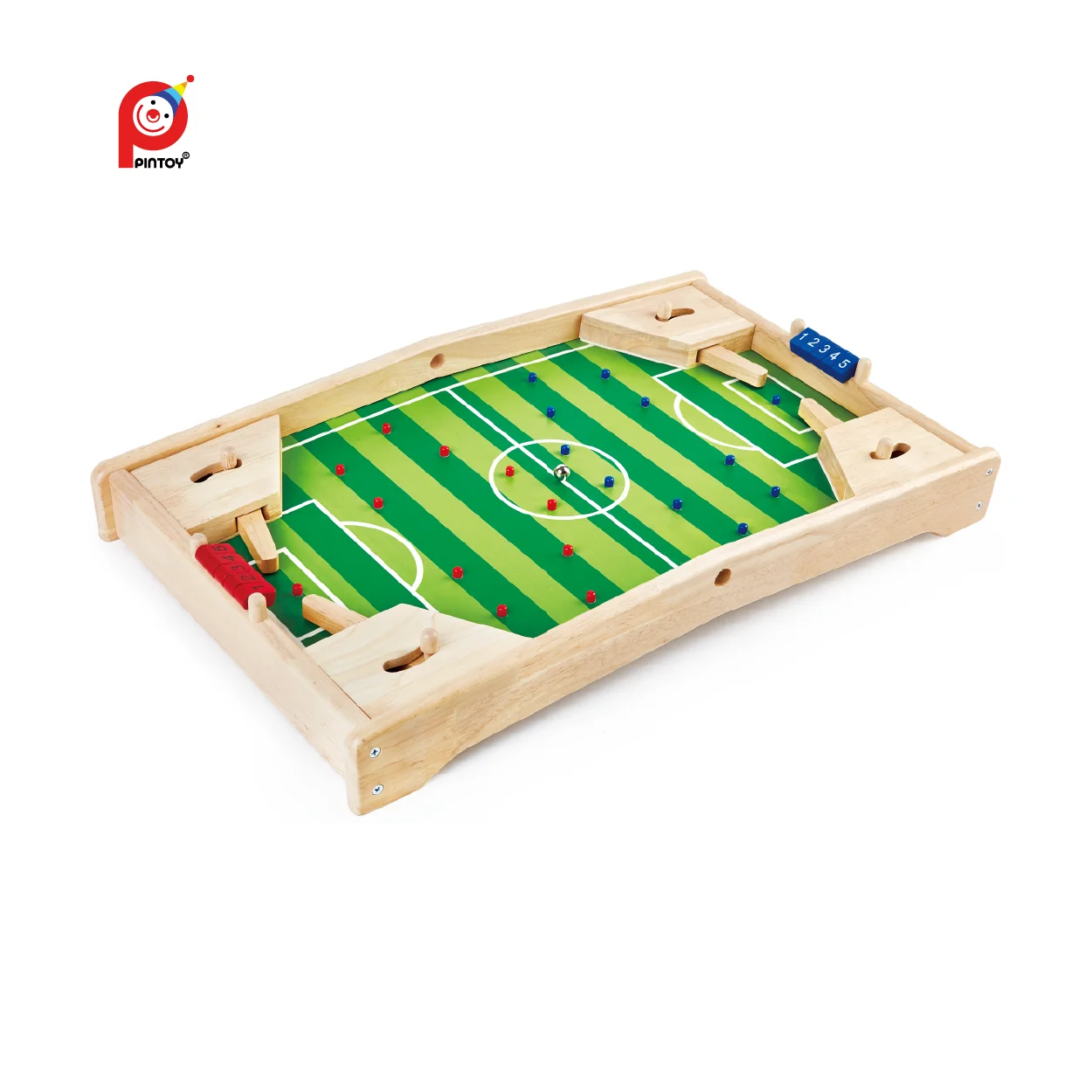 

Table top football players family game toy kids play set children portable wooden table football game