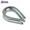 High quality Galvanized G411 rigging hardware standard light duty us type wire rope thimble.ISO9001