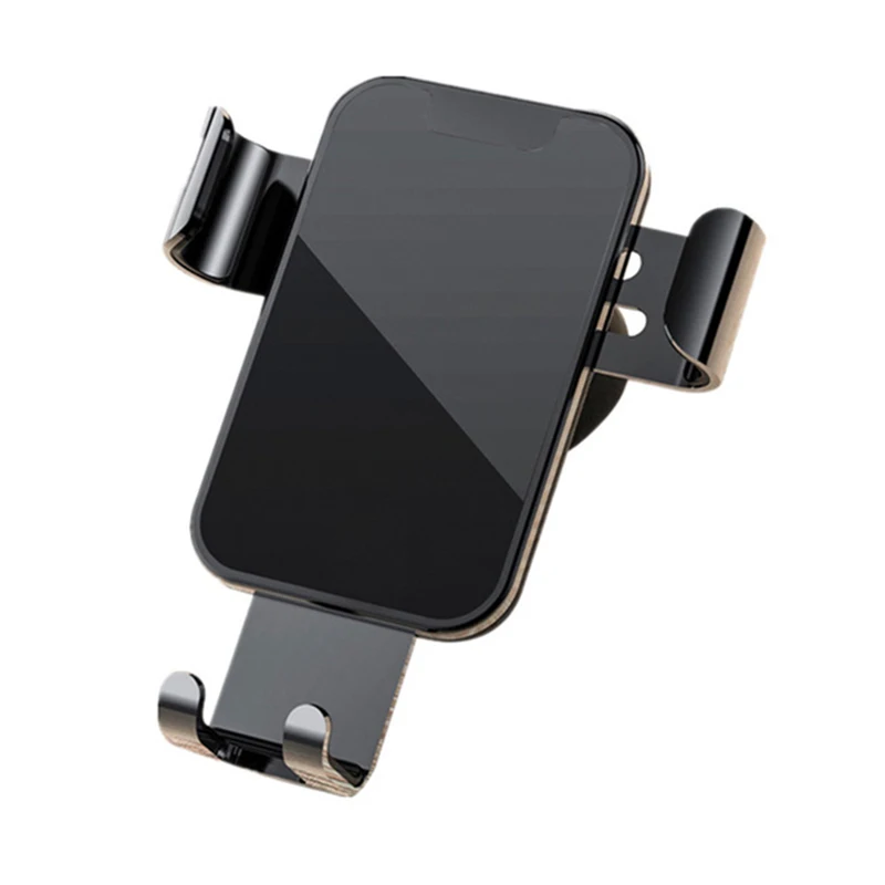 

High Quality gravity Air Vent Mount Anti-shake Aluminum Alloy Metal Mobile Cell Phone Holder For Car