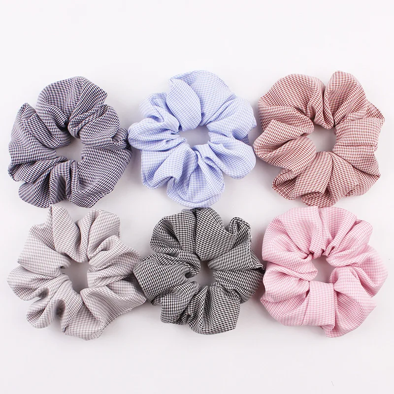 Latest Design Korean Ribbon Good Quality Elastic Hair Scrunchies For