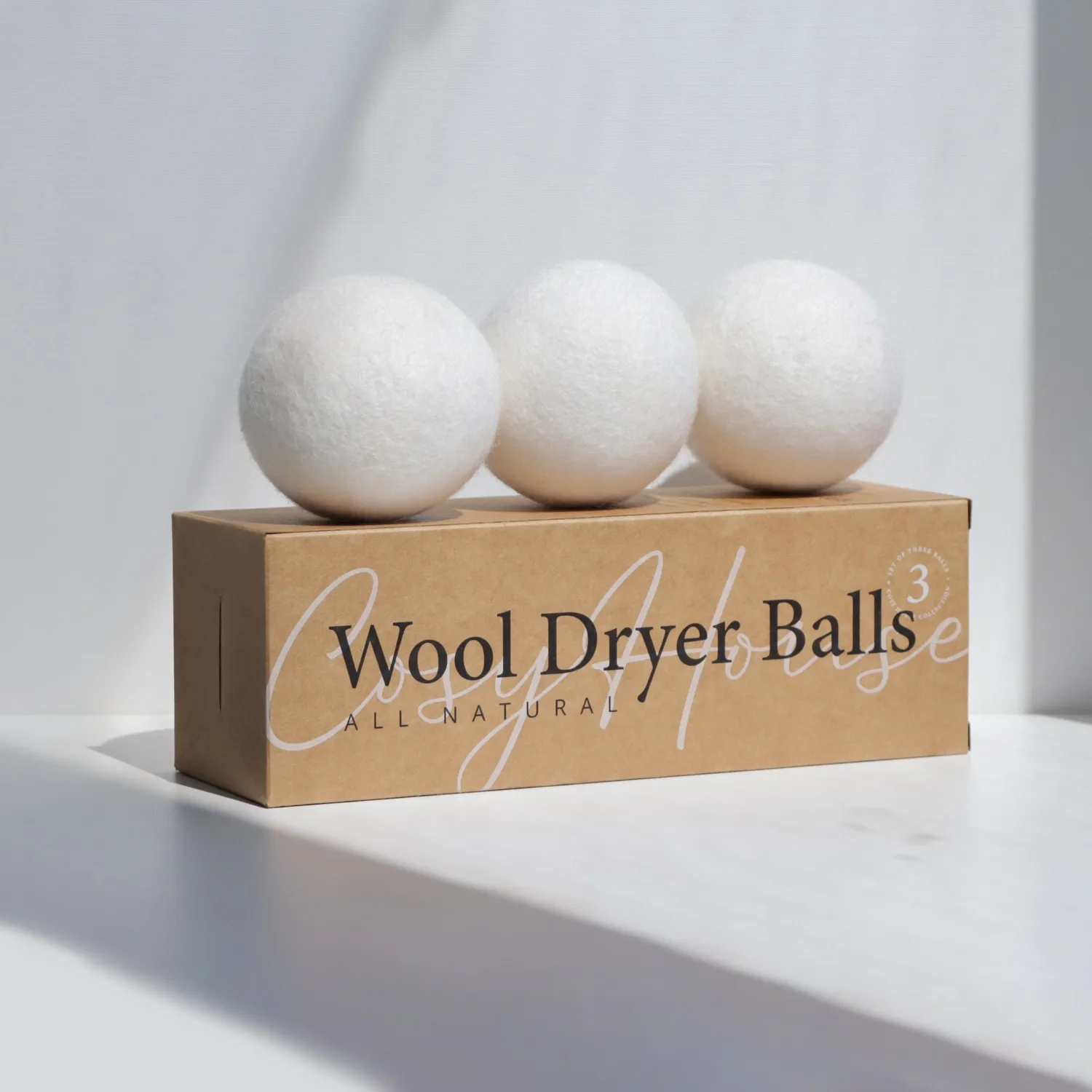 Quality craftsmanship wool dryer balls detail