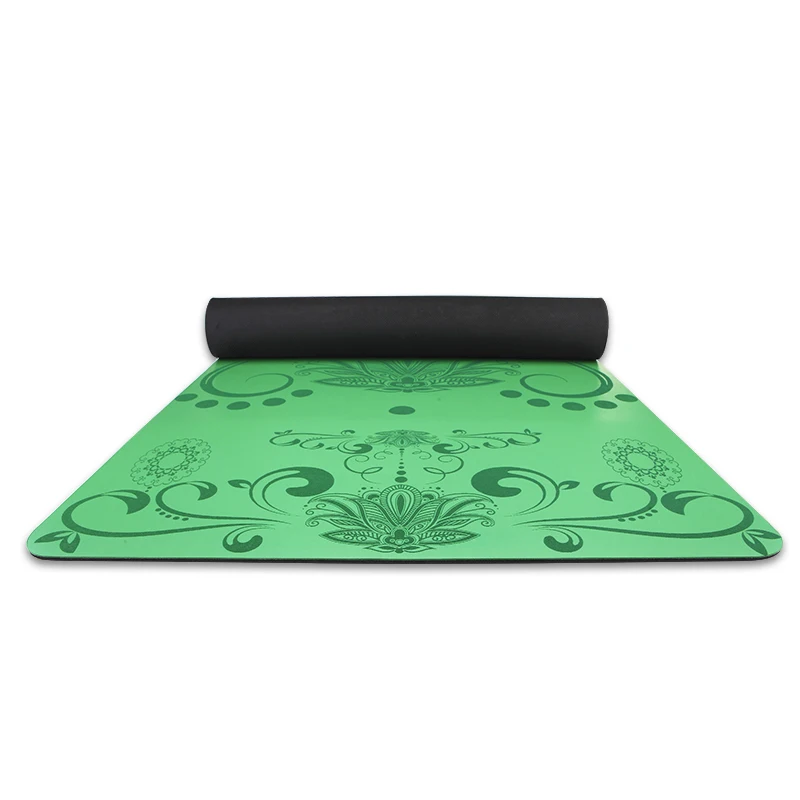 

Best Company Trade Own Manufacture PU rubber Yoga Mat Anti Slip Easy to Clean, Black/any