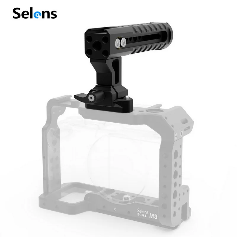 Selens 5 Inch Lifting Handle For Camera Cage Stabilizer Case Cradle For