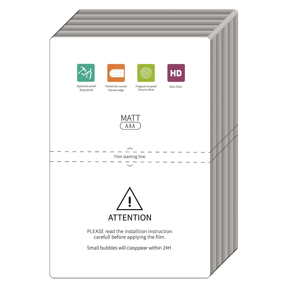 

Full Models Hydrogel Ag Matte Screen Protector Ipad Matte Iphone Pro Monitor Screen Protector Matt