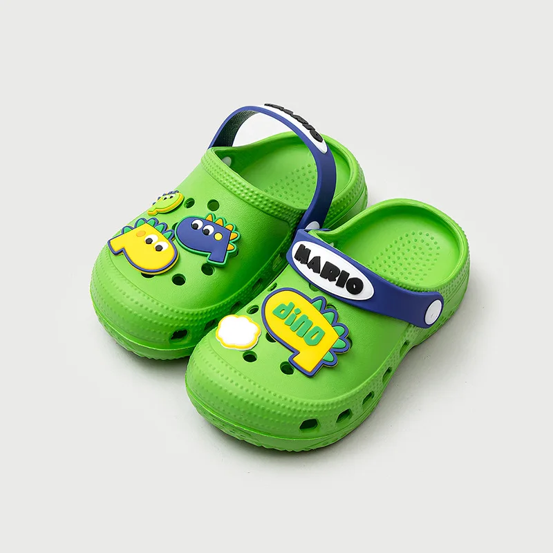 

Kids Mules & Clogs Summer Infant Baby Boys Girls Sandals Cartoon Frog Beach No-slip Slippers Children Garden Shoes 2022