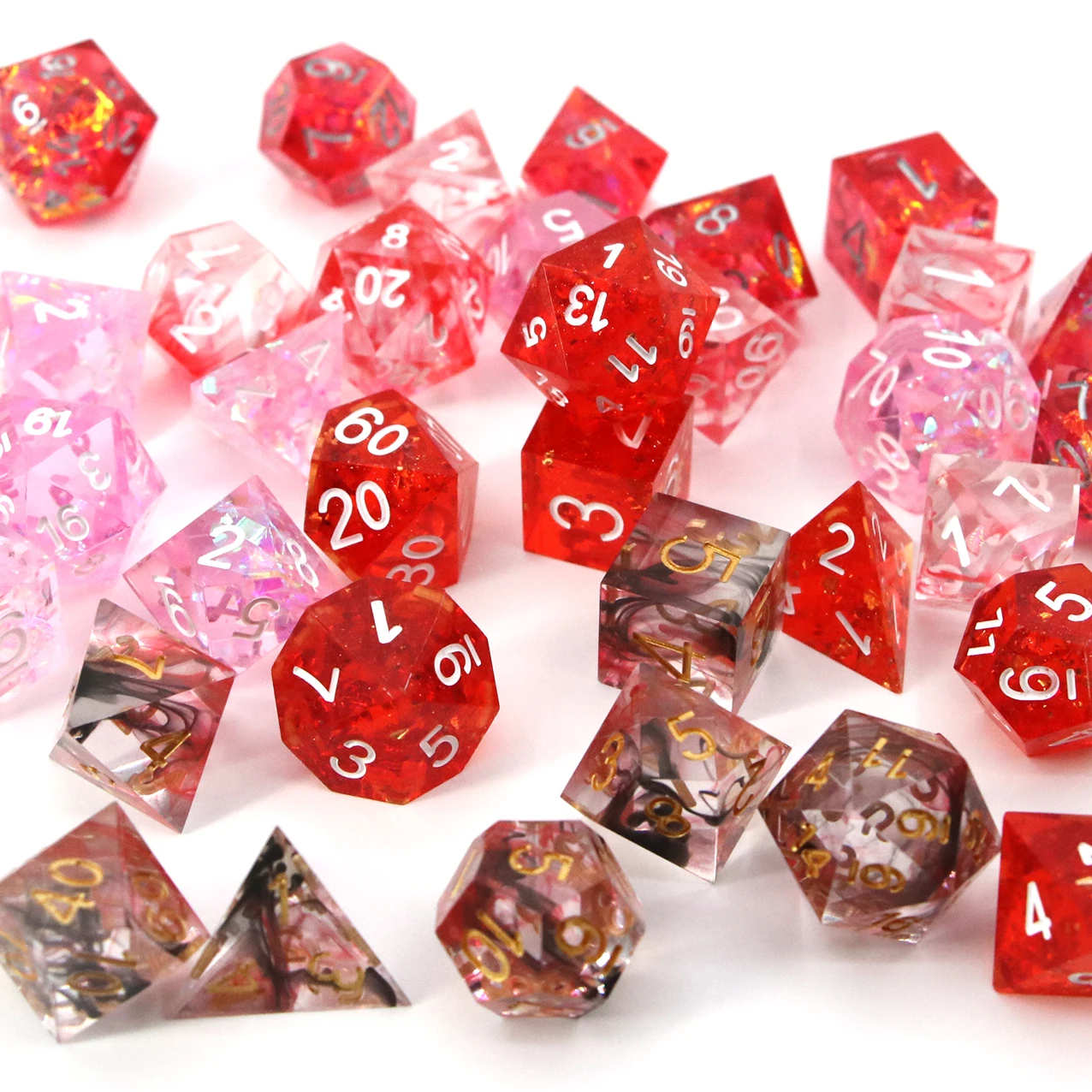 

factory wholesale dungeons and dragons game dice acrylic dice set, Colorful