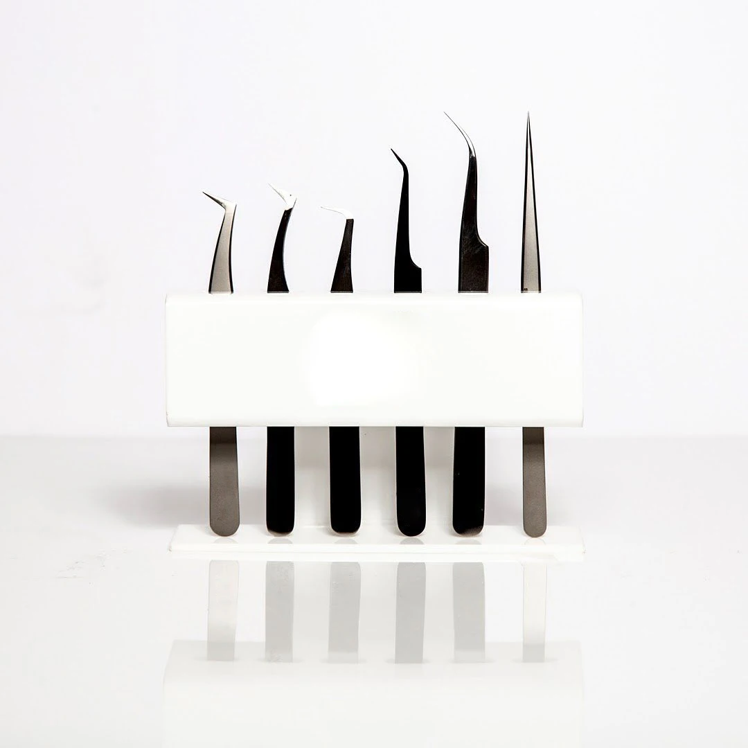 

Private Label cost-effective stainless steel acid resistance eyelash extention tweezers