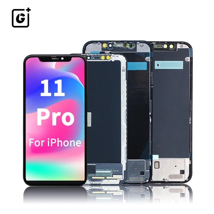 

Original OLED Display For iPhone X Xs Xr 11 12 Pro Max TFT Incell Touch Screen Panel Replacement 6 6S 7 8 Plus CellPhone Lcd, Black/white
