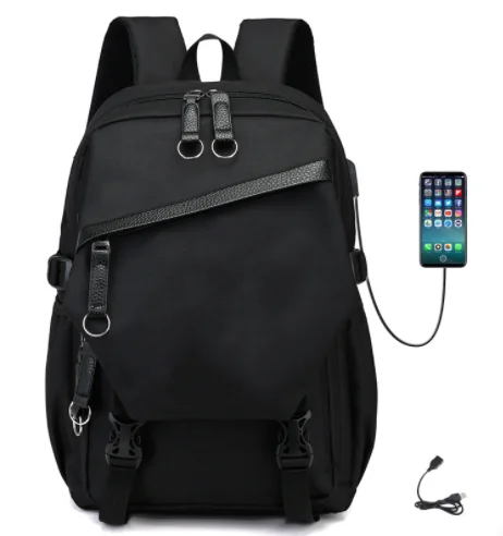 

Factory Custom Glow-Light Travel Waterproof Polyester Shoulder Man Bag Backpack School, 4 colors