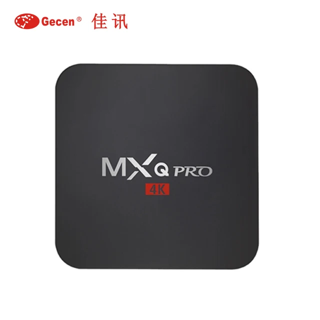 

MXQ PRO Android 7.1 S905W Quad Core 2+16G Smart TV Box 4Kx2K WIFI Media Player 2.4G/5G Dual Set-top Box Andriod TV BOX, Black