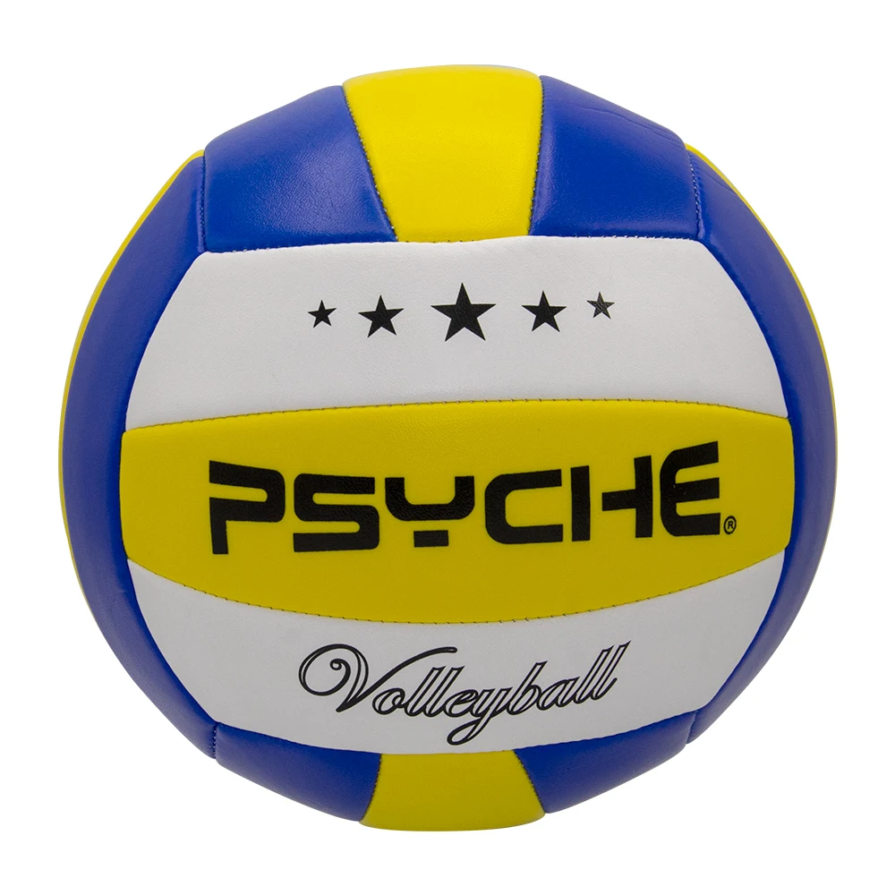 

High quality Custom soft touch pu pvc leather machine stitched outdoor indoor official size 5 beach match volleyball ball, Customize color