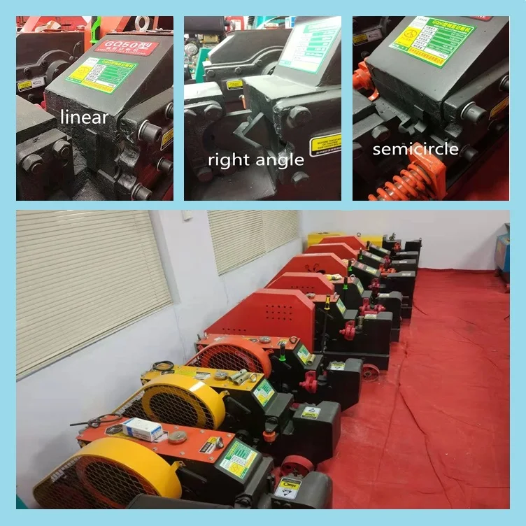 Iron Rod Cutting Machine Equipment Gq50 Rebar Electric Steel Rod Cutter