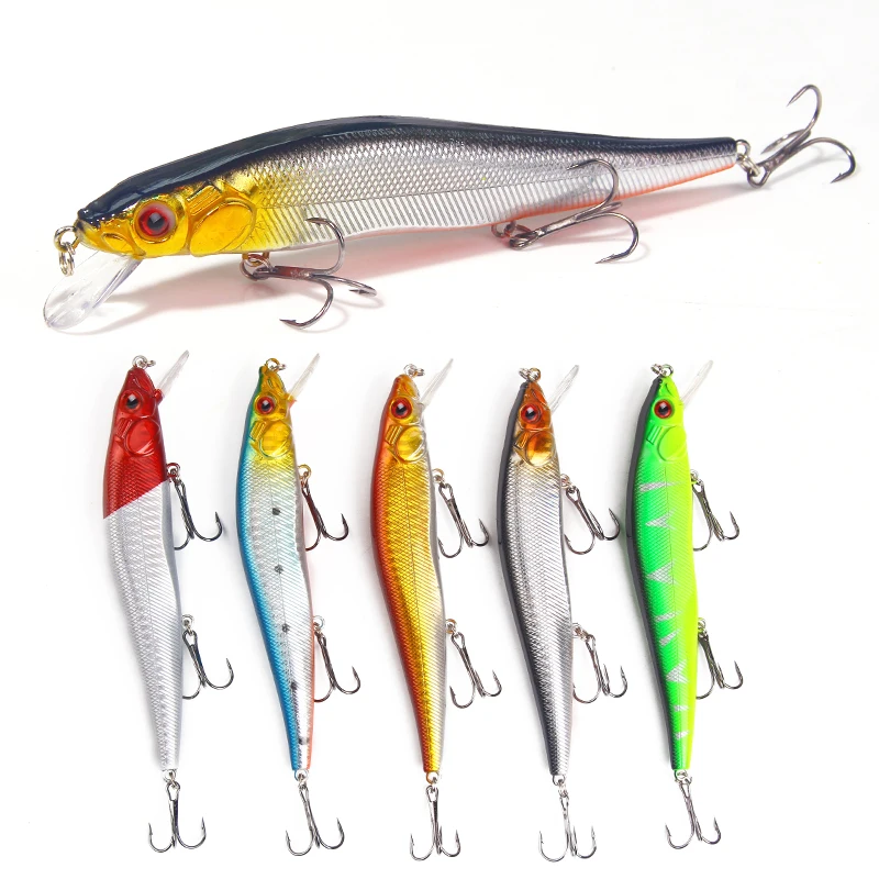 Suspension Minnow Fishing Lures 140mm/22.5g Hard Plastic Fish Lure Artificial Bait